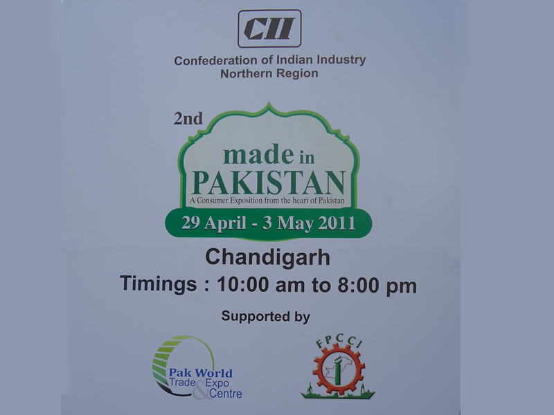 2nd Made in Pakistan Products A Consumer Exposition, Chandigarh, India-2011